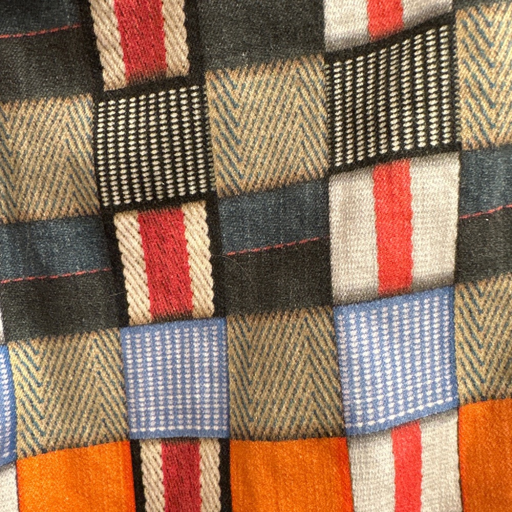 Tory Burch Plaid Print Jeans